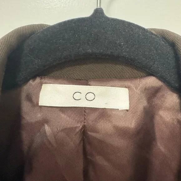 CO Faille Blazer Brown Size Small classic Neutral Designer $995 - Picture 4 of 10